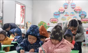 Chống rét cho học sinh vùng cao Mù Cang Chải