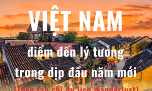 Việt Nam là điểm đến lý tưởng trong dịp đầu năm mới