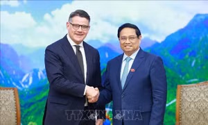 Thủ tướng Phạm Minh Chính tiếp Thủ hiến bang Hessen, Đức 