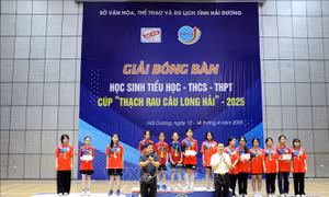 Hải Dương: Tìm kiếm, phát hiện những tài năng bóng bàn trẻ trong học sinh