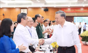 Tổng Bí thư, Chủ tịch nước Tô Lâm làm việc với Thành ủy TP Hồ Chí Minh 