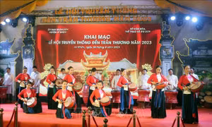 Khai mạc Lễ hội truyền thống đền Trần Thương
