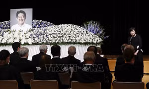 An táng cố Thủ tướng Nhật Bản Abe Shinzo tại quê nhà