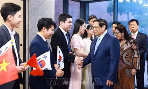 Thủ tướng Phạm Minh Chính: Những gì có lợi cho kiều bào, đất nước và quan hệ Việt Nam – Hàn Quốc thì hết sức làm
