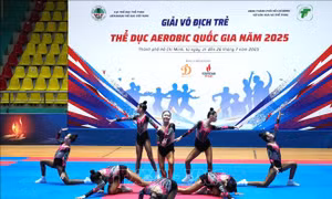 250 vận động viên tranh tài tại Giải trẻ quốc gia Aerobic 2025