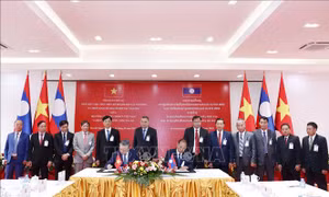 Lãnh đạo Lào đánh giá cao hiệu quả hợp tác giữa hai Bộ Công an Lào và Việt Nam