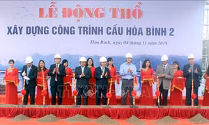 Trên 590 tỷ đồng xây dựng cầu Hoà Bình 2