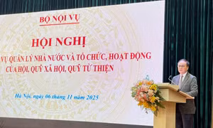 Hội nghị về nghiệp vụ quản lý nhà nước và tổ chức các hội, quỹ xã hội