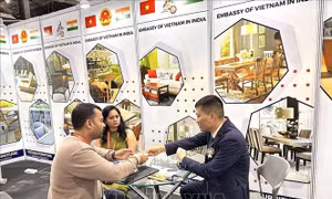 Việt Nam tham dự Triển lãm đồ gỗ nội thất quốc tế tại Ấn Độ