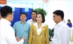 Phó Chủ tịch Quốc hội Nguyễn Thị Thanh giám sát công tác chuẩn bị bầu cử tại TP Hồ Chí Minh