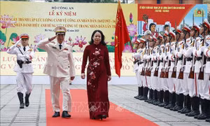 Quyền Chủ tịch nước Võ Thị Ánh Xuân dự Lễ kỷ niệm 70 năm Ngày thành lập lực lượng Cảnh vệ 