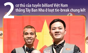Giải billiards carom 3 băng đồng đội thế giới 2024: Việt Nam giành chức vô địch