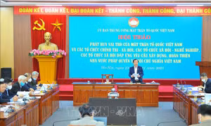 Phát huy vai trò của MTTQ Việt Nam trong xây dựng Nhà nước pháp quyền