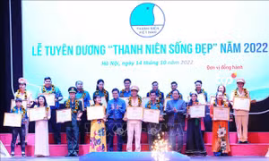Trao Giải thưởng 'Thanh niên sống đẹp' và Giải thưởng '15 tháng 10' năm 2022