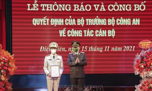 Đại tá Ngô Thanh Bình được bổ nhiệm chức vụ Giám đốc Công an tỉnh Điện Biên