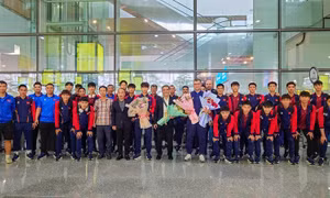 Đội tuyển U17 Việt Nam về nước sau hành trình tại vòng chung kết U17 châu Á 2025