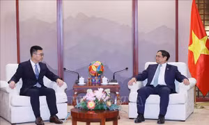 Thủ tướng Phạm Minh Chính tiếp lãnh đạo một số tập đoàn kinh tế hàng đầu Trung Quốc