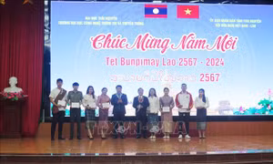 Tổ chức Tết Bunpimay cho lưu học sinh Lào tại Thái Nguyên