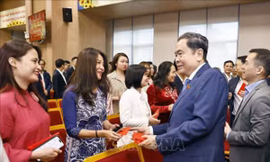 Chủ tịch Quốc hội Trần Thanh Mẫn thăm, chúc Tết Kiểm toán Nhà nước