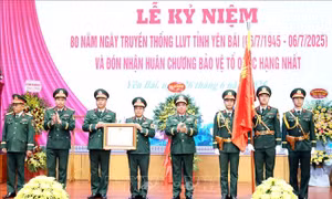 Xây dựng lực lượng vũ trang Yên Bái vững mạnh, toàn diện