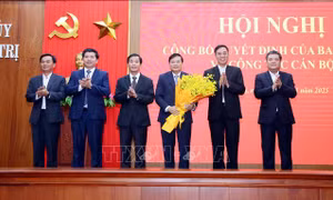 Đồng chí Lê Hồng Vinh giữ chức Phó Bí thư Tỉnh ủy Quảng Trị