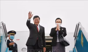 Thư cảm ơn của Tổng Bí thư, Chủ tịch nước Lào Thongloun Sisoulith