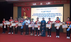 Thái Nguyên: Tuyên dương huấn luyện viên, vận động viên đạt thành tích cao