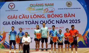 Nghệ An giành giải Nhất toàn đoàn giải Vô địch Cầu lông, Bóng bàn gia đình toàn quốc năm 2025