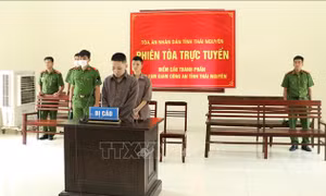 Thái Nguyên lần đầu tiên tổ chức phiên tòa trực tuyến