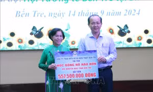 Bến Tre: Trao 223 suất học bổng Hồ Hảo Hớn