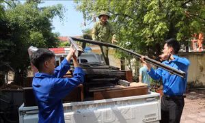 Sức trẻ đồng hành tại vùng dự án sân bay Gia Bình