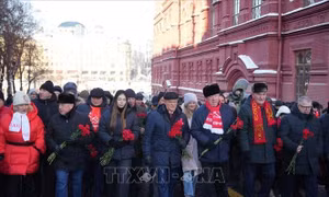 Nga kỷ niệm 100 năm ngày mất Lãnh tụ vô sản Vladimir Ilyich Lenin
