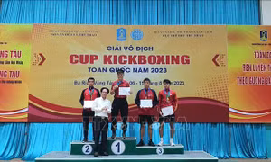 Hà Nội giành giải Nhất toàn đoàn Giải vô địch Cup KickBoxing toàn quốc năm 2023