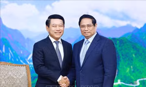Thủ tướng Phạm Minh Chính tiếp Phó Thủ tướng, Bộ trưởng Ngoại giao Lào