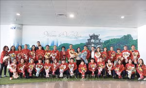 Đội tuyển nữ Việt Nam về nước sau hành trình tại VCK World Cup nữ 2023