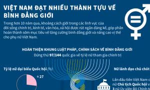 Việt Nam đạt nhiều thành tựu về bình đẳng giới