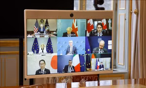 G7 thảo luận về các biện pháp mạnh mẽ hỗ trợ Ukraine