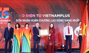 Báo Điện tử VietnamPlus kỷ niệm 15 năm thành lập và đón nhận Huân chương Lao động hạng Nhất