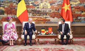 Nhà Vua và Hoàng hậu Vương quốc Bỉ thăm Hải Phòng