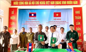 Biên cương thắm tình hữu nghị