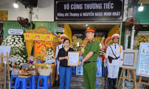 Truy thăng cấp bậc hàm cho Hạ sĩ cảnh sát hy sinh khi làm nhiệm vụ