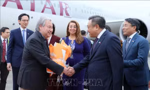Tổng Thư ký Liên hợp quốc António Guterres bắt đầu thăm chính thức Việt Nam