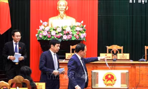 Quảng Bình: Công bố kết quả lấy phiếu tín nhiệm đối với 30 chức danh chủ chốt 