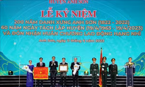Huyện Anh Sơn phấn đấu đến năm 2025 trong tốp đầu các huyện miền núi tỉnh Nghệ An