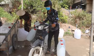 Nhiều giải pháp cấp nước sinh hoạt phục vụ nhân dân vùng hạn mặn