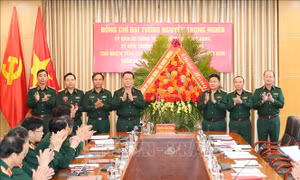 Đại tướng Nguyễn Trọng Nghĩa thăm, làm việc tại Học viện Chính trị