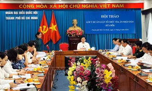 Còn ý kiến chưa thống nhất về tổ chức Tòa án