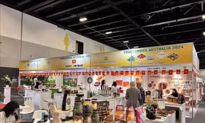 Khu gian hàng 'Hà Nội-Việt Nam' tạo sức hút tại Hội chợ FoodService Australia 2024