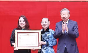 Tổng Bí thư Tô Lâm dự Lễ truy tặng Danh hiệu Anh hùng Lực lượng vũ trang nhân dân cho Thượng tướng Bùi Thiện Ngộ