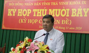 Trà Vinh bầu Chủ tịch HĐND và Chủ tịch UBND tỉnh nhiệm kỳ 2016-2021